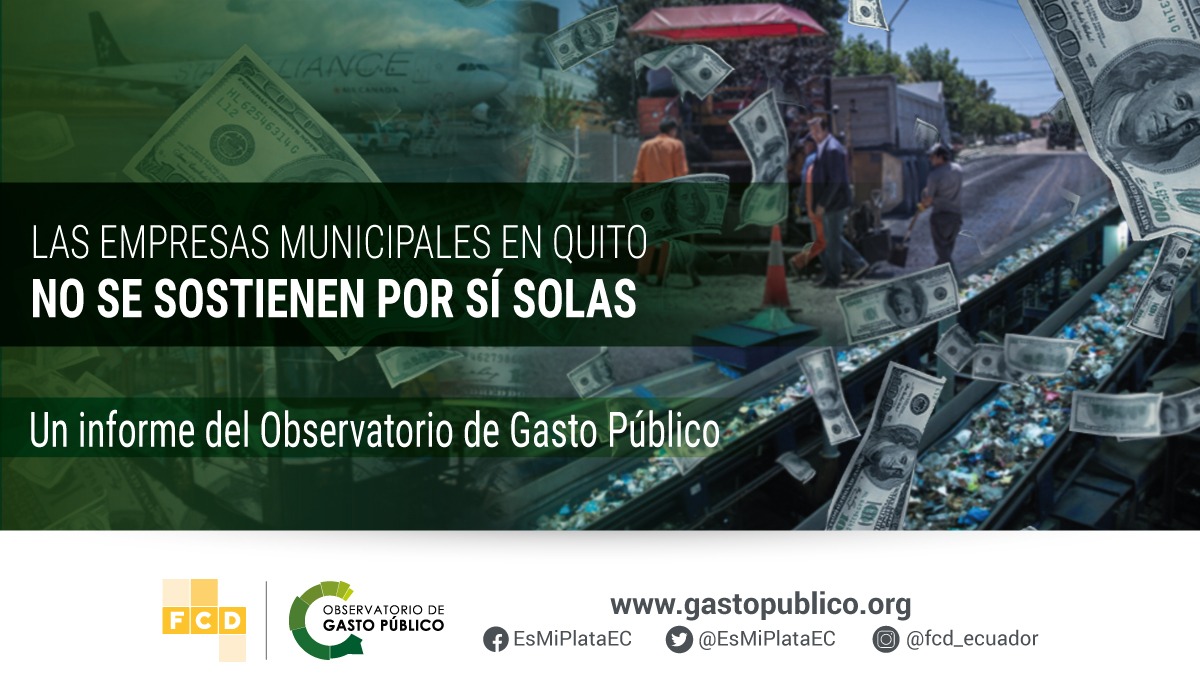 Las empresas municipales en Quito no se sostienen por sí solas
